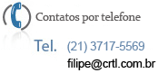 Contatos: Tel: 21 3717-5569 ou por e-mail: filipe@crtl.com.br